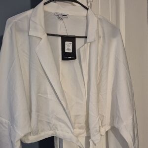 Fashion Nova Blind Date Wrap Blouse